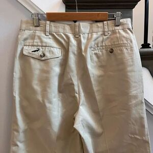 Crocodile Brand Mens Pleat Front Khaki Pants sz 34